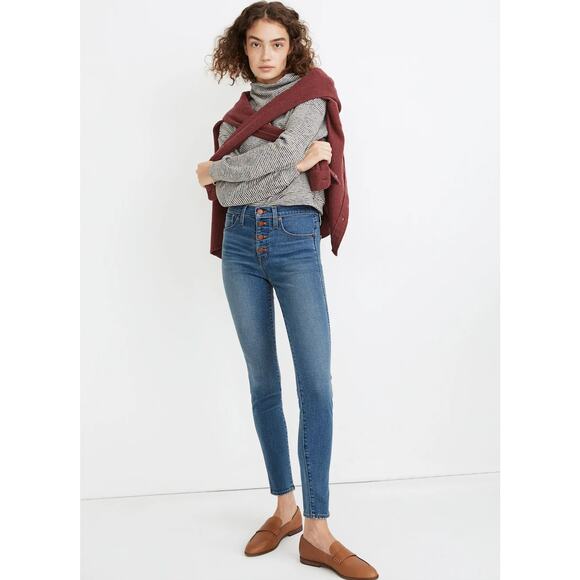 Madewell Classic Blue Skinny Jeans - Picture 1 of 5